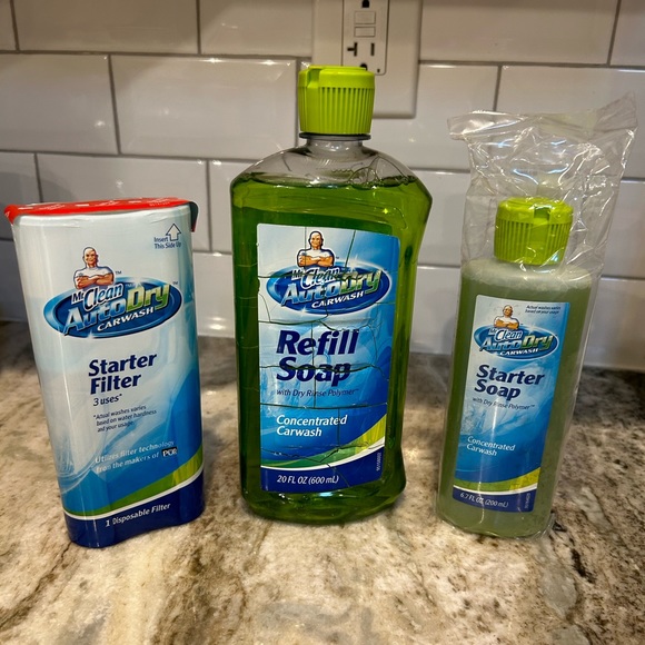 NEW - Mr. Clean Auto Dry Carwash System & Refill Soap - Picture 7 of 8